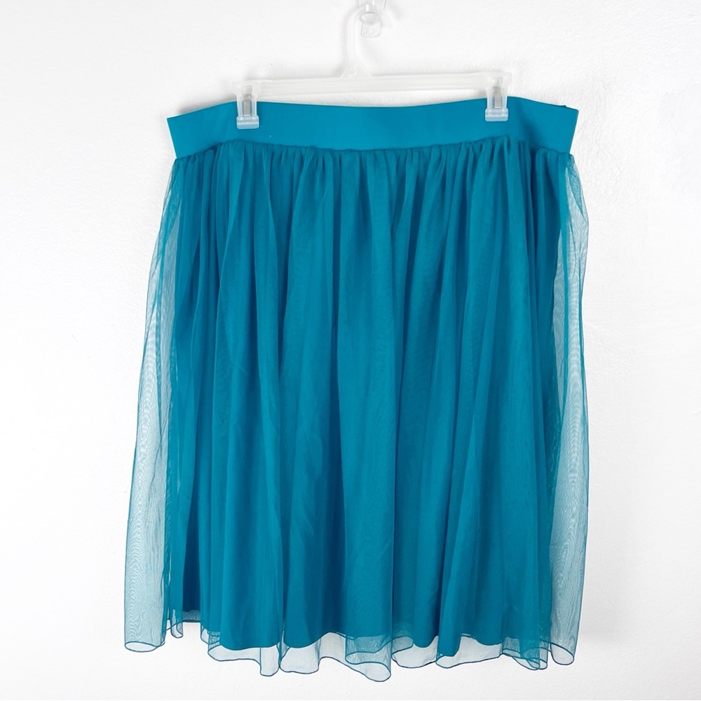 TORRID x DISNEY VILLAINS Green Tulle Graphic Pull On Waist Lined Skirt Size 3X - Picture 2 of 9
